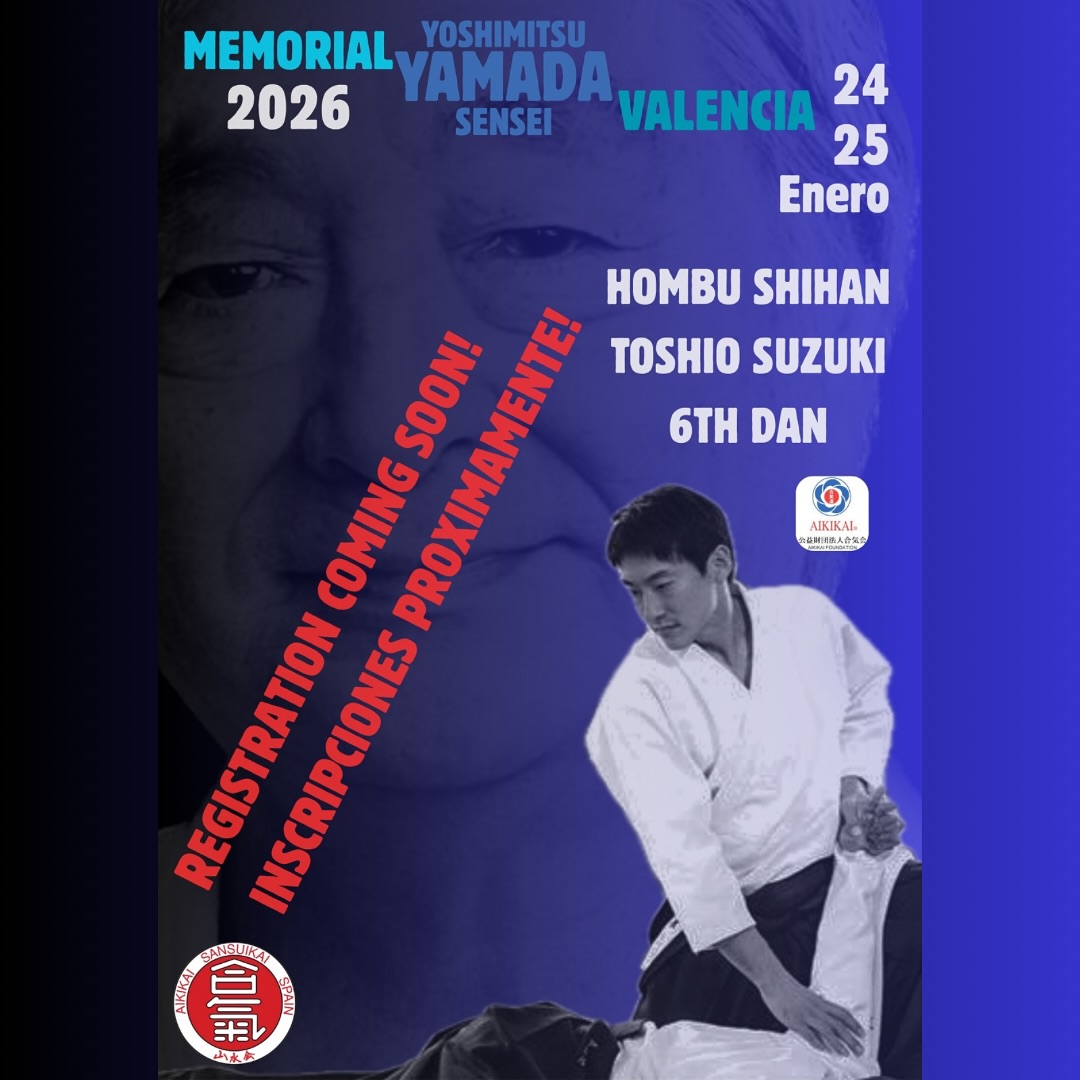 Cartel del evento: Memorial 2026 Yoshimitsu Yamada Sensei (Valencia)